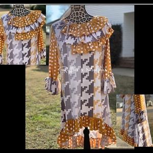 Custom top by Ruffles and Mudpies size m-l